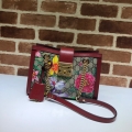 GUCCI Padlock GG Flora Small Shoulder Bag
